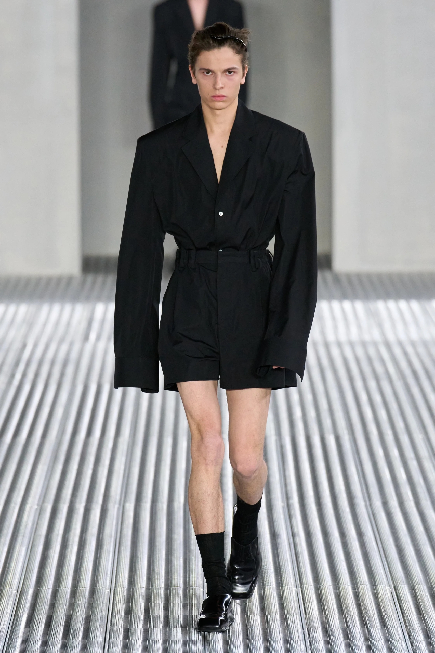 , Miuccia Prada &amp; Raf Simons Revive the 1940’s Schoolboy Silhouette in the SS24 Menswear Collection, Liminul Magazine