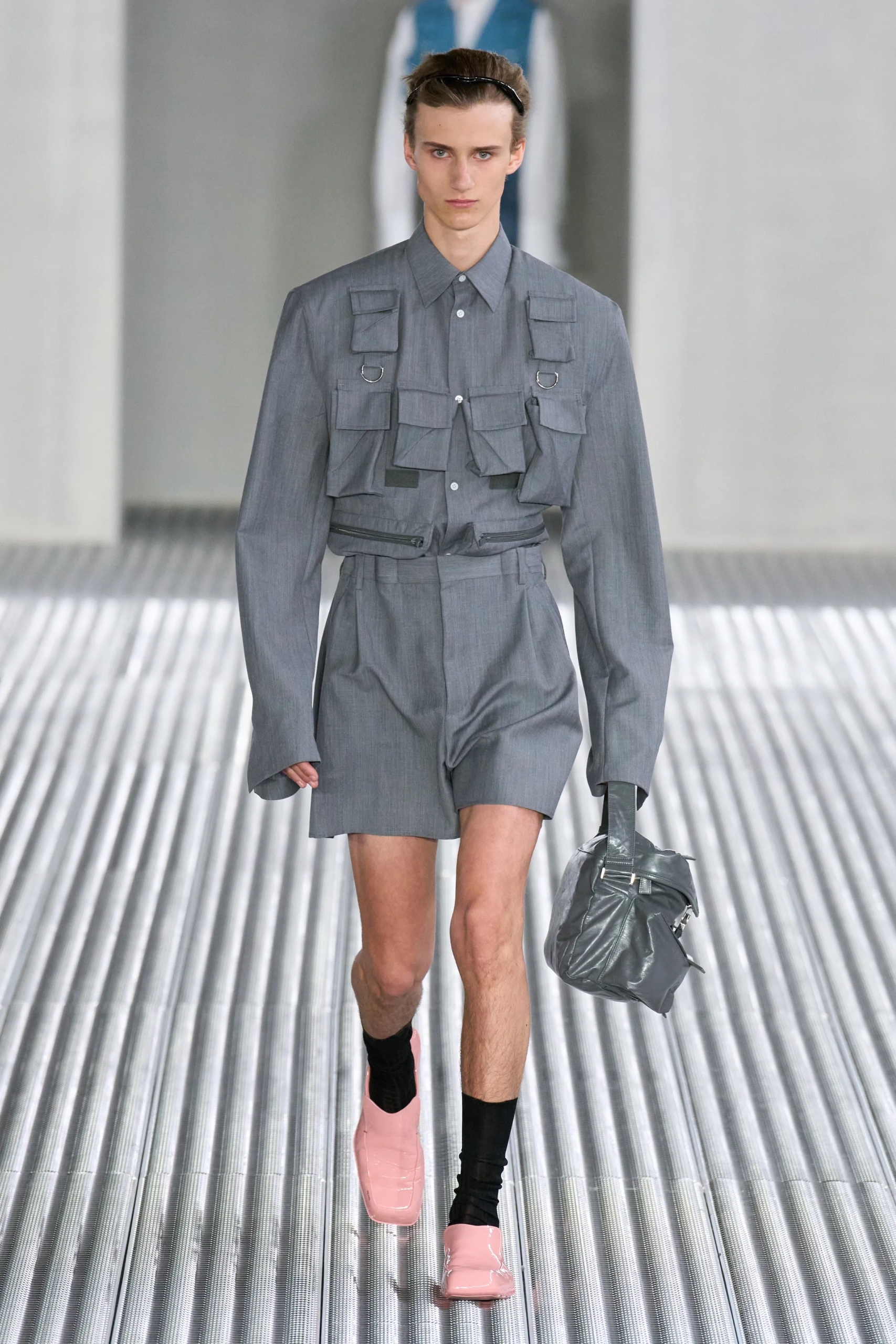 , Miuccia Prada &amp; Raf Simons Revive the 1940’s Schoolboy Silhouette in the SS24 Menswear Collection, Liminul Magazine