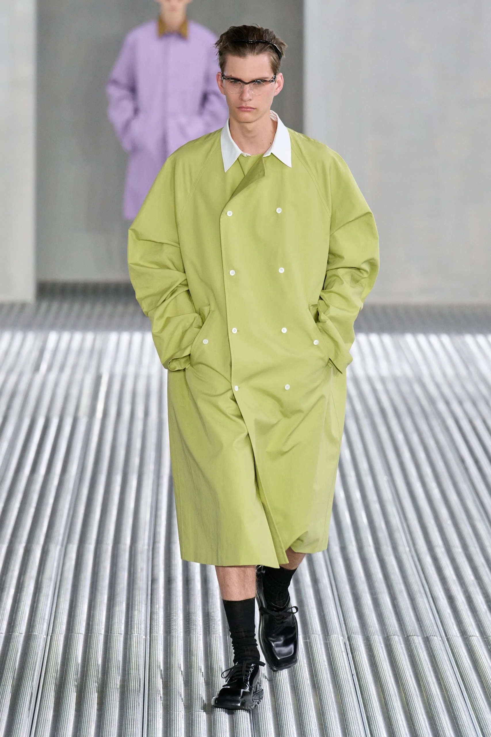 , Miuccia Prada &amp; Raf Simons Revive the 1940’s Schoolboy Silhouette in the SS24 Menswear Collection, Liminul Magazine