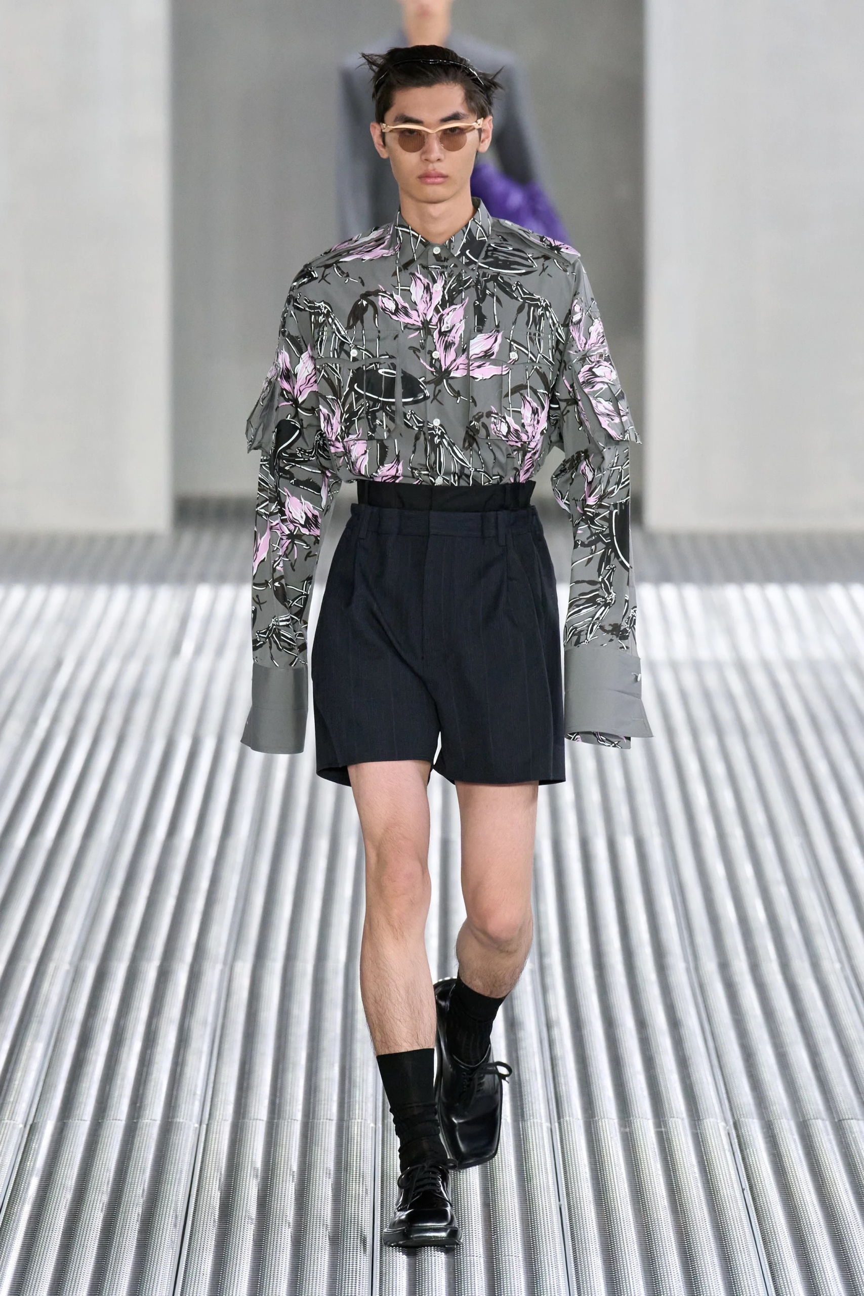 , Miuccia Prada &amp; Raf Simons Revive the 1940’s Schoolboy Silhouette in the SS24 Menswear Collection, Liminul Magazine