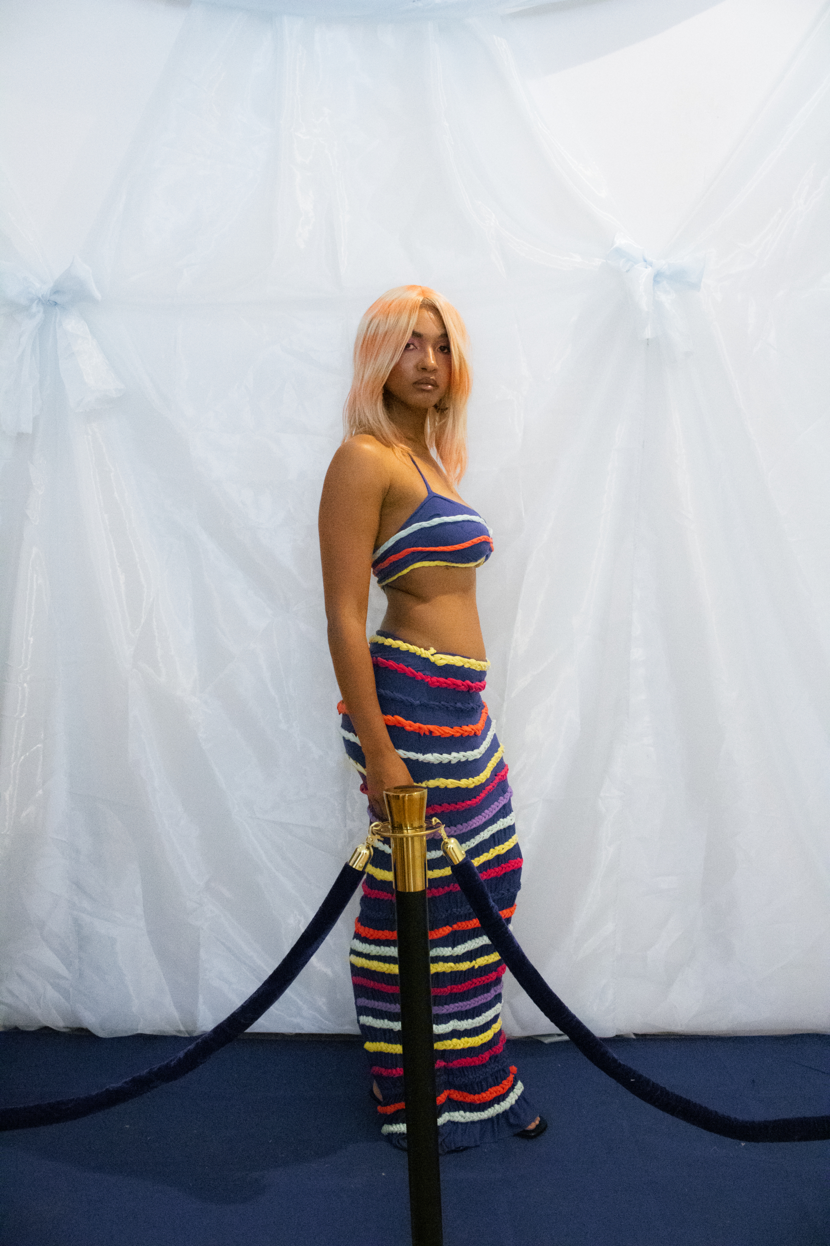Ren&eacute;e, Ren&eacute;e SS27 Turns Barbicide Blue Into a Portal for Reinvention, Liminul Magazine